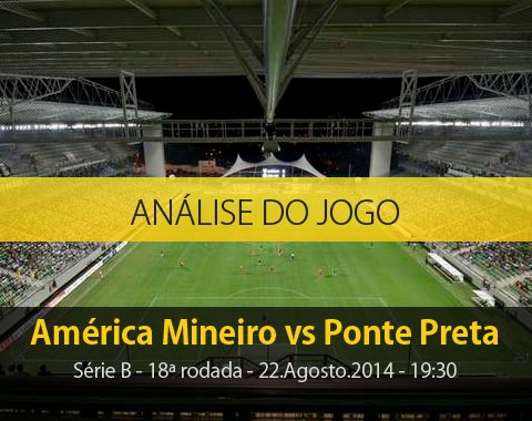 Análise do jogo: América Mineiro X Ponte Preta (22 Agosto 2014)