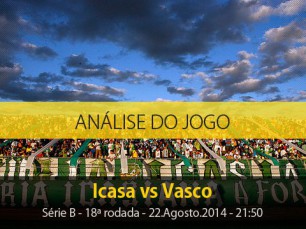 Análise do jogo: Icasa X Vasco (22 Agosto 2014)