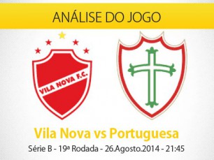 Análise do jogo: Vila Nova X Portuguesa (26 Agosto 2014)