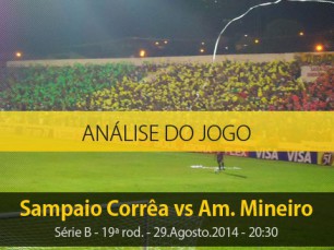 Análise do jogo: Sampaio Corrêa X América Mineiro (29 Agosto 2014)