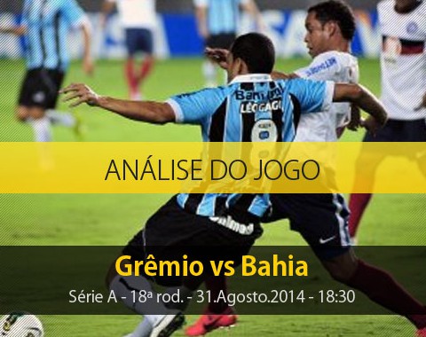 Análise do jogo: Grêmio vs Bahia (31 Agosto 2014)