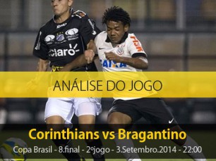 Análise do jogo: Corinthians vs Bragantino (3 Setembro 2014)