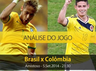 Análise do jogo: Brasil vs Colômbia (5 Setembro 2014)