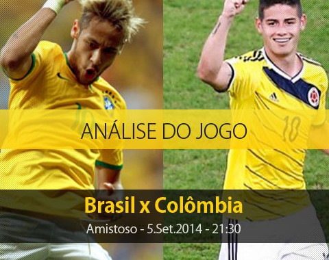 Análise do jogo: Brasil vs Colômbia (5 Setembro 2014)