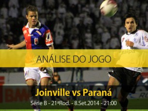 Análise do jogo: Joinville X Paraná (8 Setembro 2014)