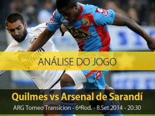 Análise do jogo: Quilmes X Arsenal de Sarandí (8 Setembro 2014)