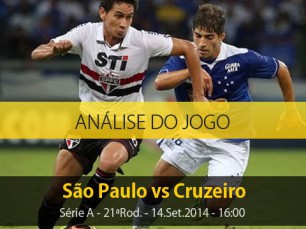 Análise do jogo: São Paulo vs Cruzeiro (14 Setembro 2014)