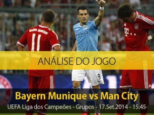 Análise do jogo: Bayern Munique vs Manchester City (17 Setembro 2014)