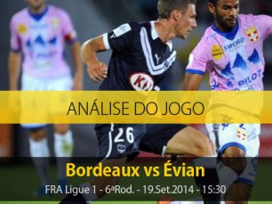 Análise do jogo: Bordeaux vs Évian (19 Setembro 2014)