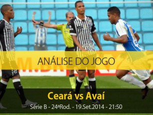 Análise do jogo: Ceará x Avaí (19 Setembro 2014)