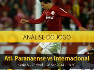 Análise do jogo: Atlético Paranaense vs Internacional (20 Setembro 2014)