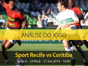 Análise do jogo: Sport Recife X Coritiba (21 Setembro 2014)