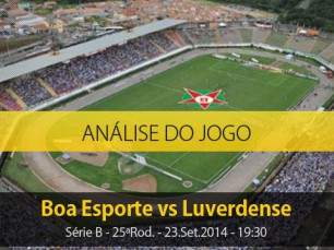 Análise do jogo: Boa Esporte vs Luverdense (23 Setembro 2014)