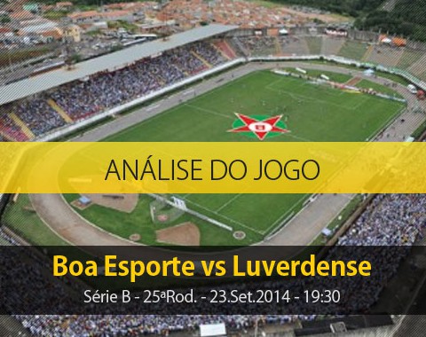 Análise do jogo: Boa Esporte vs Luverdense (23 Setembro 2014)