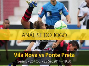 Análise do jogo: Vila Nova vs Ponte Preta (23 Setembro 2014)