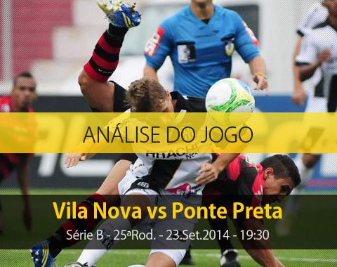 Análise do jogo: Vila Nova vs Ponte Preta (23 Setembro 2014)