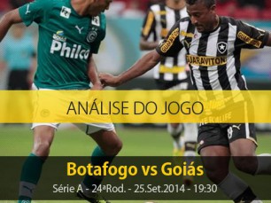 Análise do jogo: Botafogo vs Goiás (25 Setembro 2014)