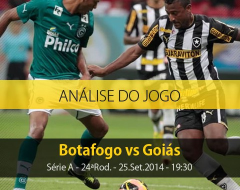 Análise do jogo: Botafogo vs Goiás (25 Setembro 2014)