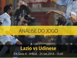 Análise do jogo: Lazio vs Udinese (25 Setembro 2014)
