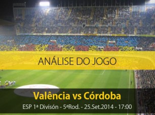 Análise do jogo: Valência vs Córdoba (25 Setembro 2014)
