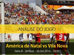 Análise do jogo: América de Natal vs Vila Nova (26 Setembro 2014)