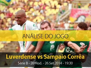 Análise do jogo: Luverdense vs Sampaio Corrêa (26 Setembro 2014)