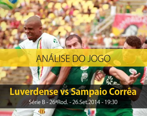 Análise do jogo: Luverdense vs Sampaio Corrêa (26 Setembro 2014)