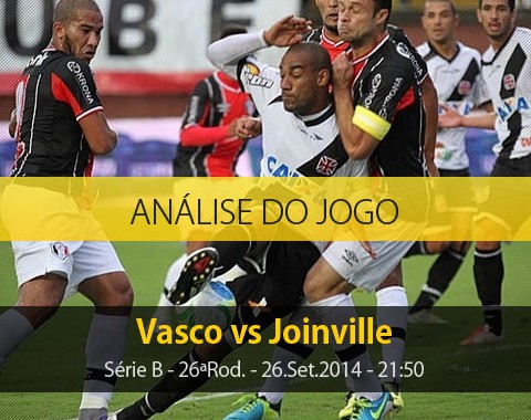 Análise do jogo: Vasco X Joinville (26 Setembro 2014)