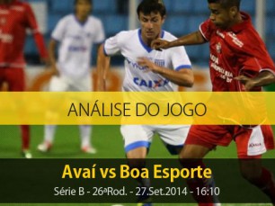 Análise do jogo: Avaí X Boa Esporte (27 Setembro 2014)