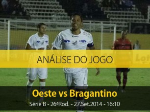 Análise do jogo: Oeste X Bragantino (27 Setembro 2014)