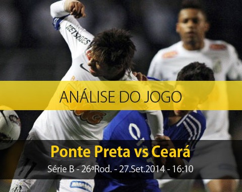 Análise do jogo: Ponte Preta vs Ceará (27 Setembro 2014)
