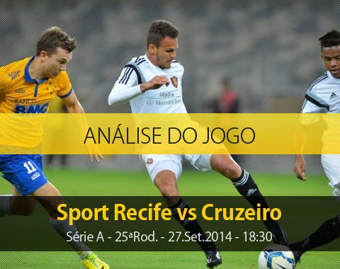 Análise do jogo: Sport X Cruzeiro (27 Setembro 2014)