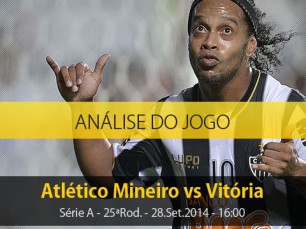 Análise do jogo: Atlético Mineiro vs Vitória (28 Setembro 2014)