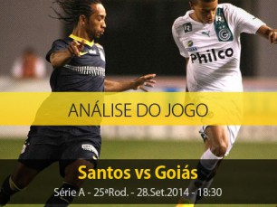 Análise do jogo: Santos vs Goiás (28 Setembro 2014)