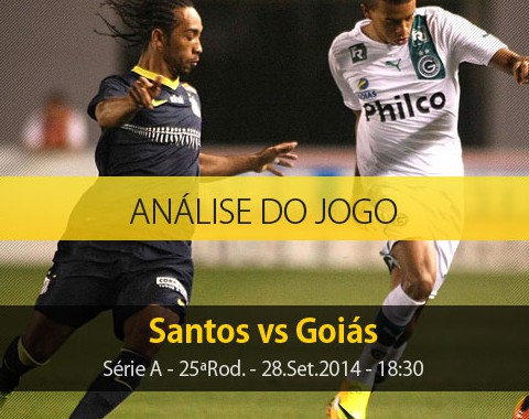 Análise do jogo: Santos vs Goiás (28 Setembro 2014)