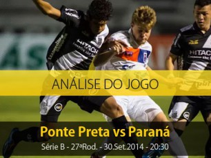 Análise do jogo: Ponte Preta vs Paraná (30 Setembro 2014)