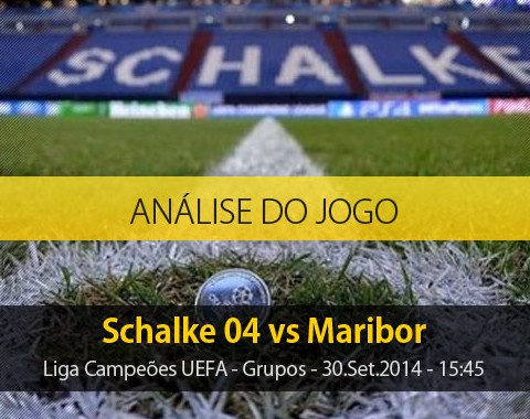 Análise do jogo: Schalke 04 vs Maribor (30 Setembro 2014)