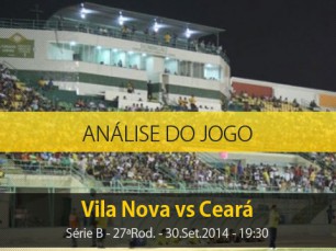 Análise do jogo: Vila Nova vs Ceará (30 Setembro 2014)
