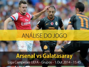 Análise do jogo: Arsenal vs Galatasaray (1 Outubro 2014)
