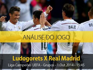 Análise do jogo: Ludogorets vs Real Madrid (1 Outubro 2014)