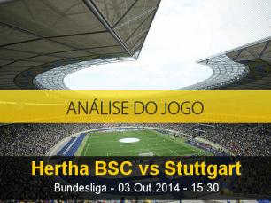 Análise do jogo: Herta de Berlim vs Estugarda (3 Outubro 2014)
