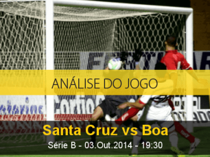 Análise do jogo: Santa Cruz vs Boa Esporte (3 Outubro 2014)