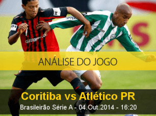 Análise do jogo: Coritiba vs Atlético Paranaense (4 Outubro 2014)