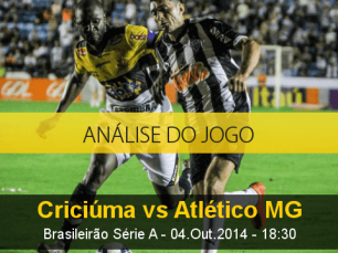 Análise do jogo: Criciúma vs Atlético Mineiro (4 Outubro 2014)