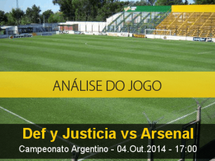 Análise do jogo: Defensa y Justicia vs Arsenal de Sarandí (4 Outubro 2014)