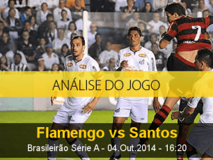 Análise do jogo: Flamengo vs Santos (4 Outubro 2014)