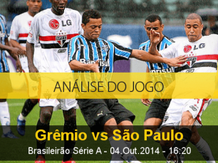 Análise do jogo: Grêmio vs São Paulo (4 Outubro 2014)