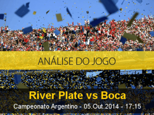 Análise do jogo: River Plate vs Boca Juniors (5 Outubro 2014)