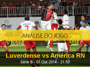 Análise do jogo: Luverdense vs América de Natal (7 Outubro 2014)