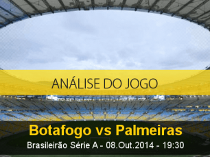 Análise do jogo: Botafogo vs Palmeiras (8 Outubro 2014)